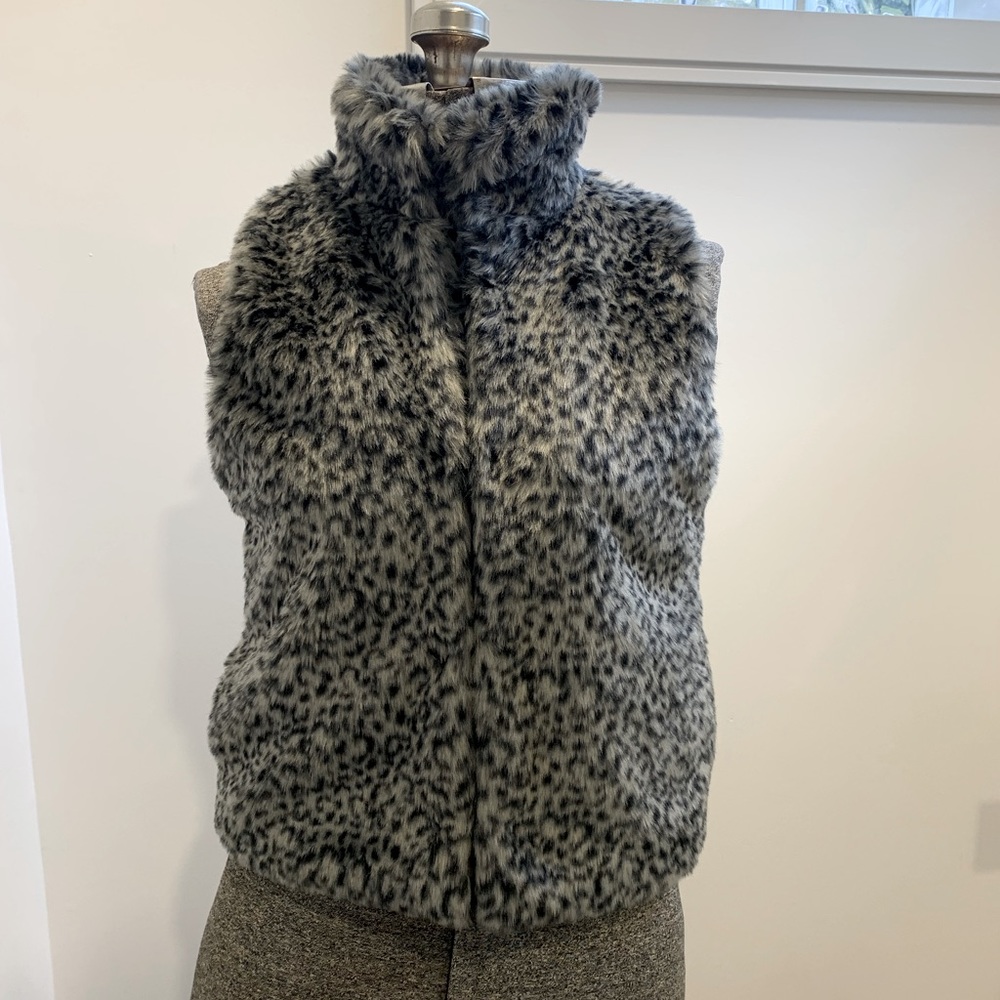 Girls animal print vest